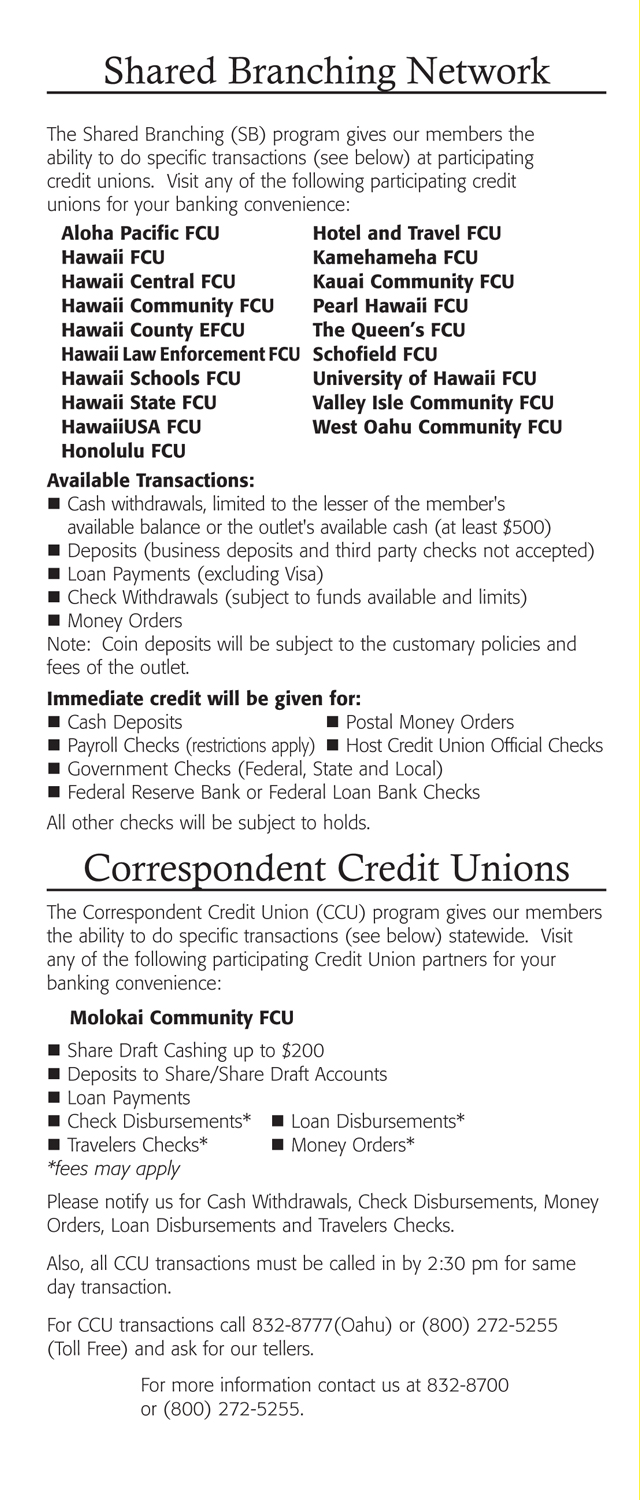 Membership Benefits Brochure Page 9